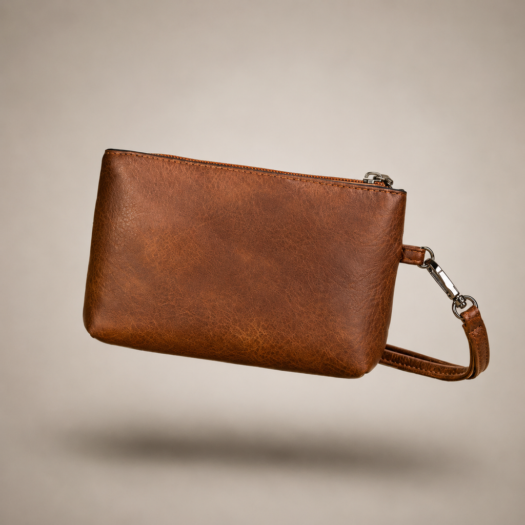 Cartera de mano oxyn cuero