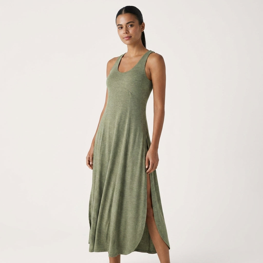 Vestido Maxi Relax Fit Onyx
