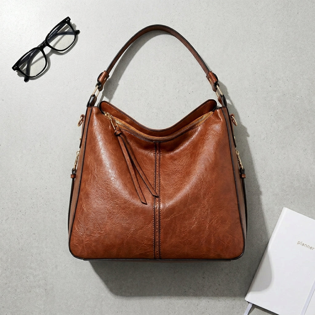 Bolso Hobo Vintage de Cuero
