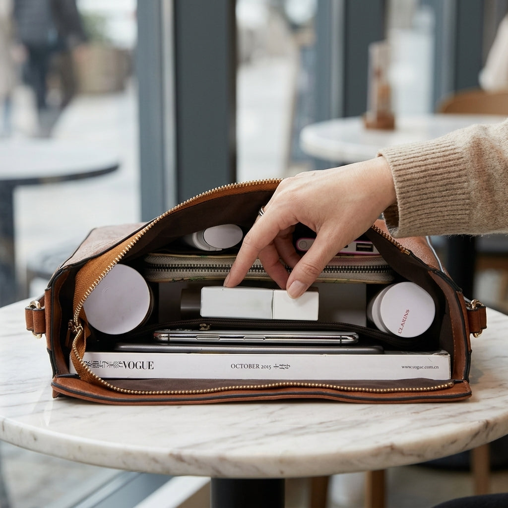 Bolso Hobo Vintage de Cuero